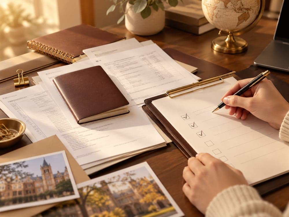 Giấy tờ hồ sơ du học và checklist chuẩn bị